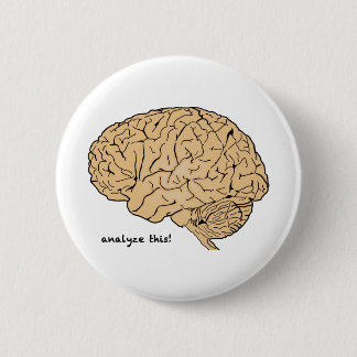 Chapa Redonda De 5 Cm Cerebro Humano: ¡Analízalo!