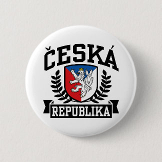 Chapa Redonda De 5 Cm Ceska Republika