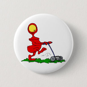 Chapa Redonda De 5 Cm Césped de siega del extranjero