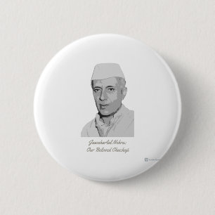 Chapa Redonda De 5 Cm Chachaji Nehru