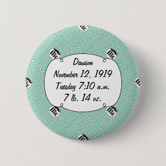 Chapa Redonda De 5 Cm Chalkboard Sr. Amarillo y verde