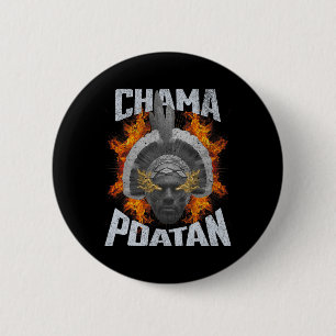 Chapa Redonda De 5 Cm Chama Paotan Mma Fan Jjb Boxing Muay Thai