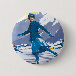 Chapa Redonda De 5 Cm Chamonix-Mont Blanc