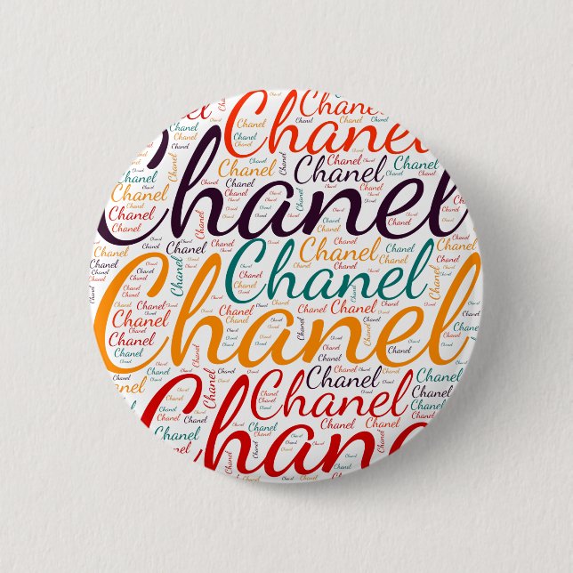 Chapa Redonda De 5 Cm Chanel (Anverso)