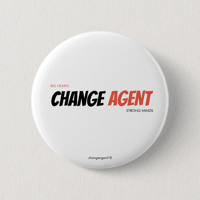 Chapa Redonda De 5 Cm changeagent (Anverso)