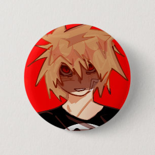 Chapa Redonda De 5 Cm Chapa, Pin decorativo de Bakugou Katsuki.