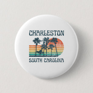 Chapa Redonda De 5 Cm Charleston South Carolina Beach Summer Vacation Vi