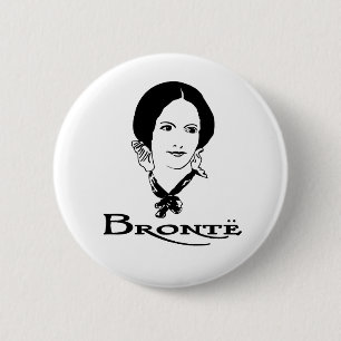 Chapa Redonda De 5 Cm Charlotte Bronte