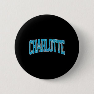 Chapa Redonda De 5 Cm Charlotte Fútbol Ciudad Vintage