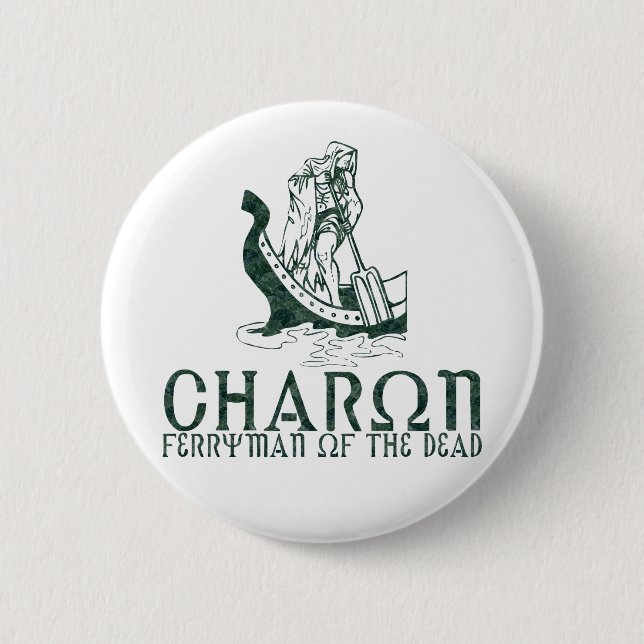 Chapa Redonda De 5 Cm Charon (Anverso)