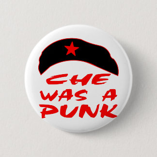 Chapa Redonda De 5 Cm Che era un punk