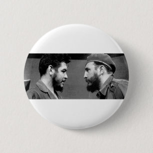 Chapa Redonda De 5 Cm Che-y-Fidel