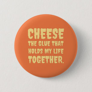 Chapa Redonda De 5 Cm Cheese Funny