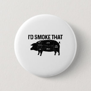 Chapa Redonda De 5 Cm Chef Carnicero Bbq Humaría Esa Grasa Graciosa De C