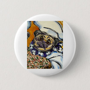 Chapa Redonda De 5 Cm Chef Pug