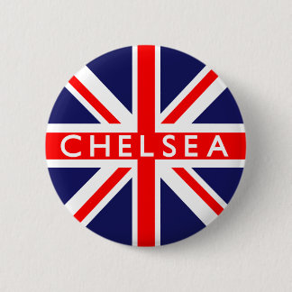 Chapa Redonda De 5 Cm Chelsea : Bandera británica