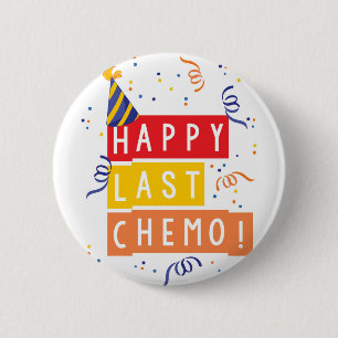 Chapa Redonda De 5 Cm ¡Chemo pasado feliz!
