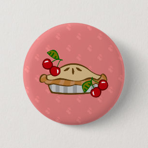 Chapa Redonda De 5 Cm Cherry Pie