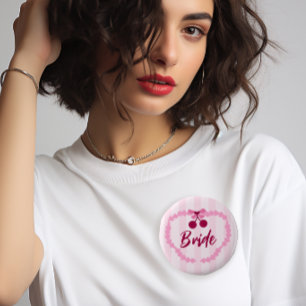 Chapa Redonda De 5 Cm Cherry Theme Bridal Shower Bridal Bride