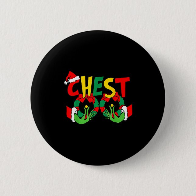 Chapa Redonda De 5 Cm Chestnuts Matching Family Funny Chest Nuts Christm (Anverso)
