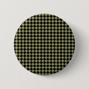 Chapa Redonda De 5 Cm Chevron Checks aguacate y negro