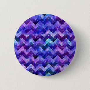 Chapa Redonda De 5 Cm Chevron de color de agua de la galaxia de la estre