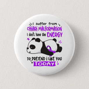 Chapa Redonda De 5 Cm Chiari Malformation Awareness Month Ribbon Gifts
