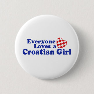 Chapa Redonda De 5 Cm Chica de Croacia