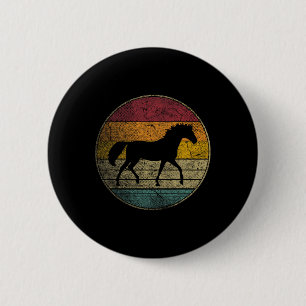 Chapa Redonda De 5 Cm Chica de equitación Hípica Retro 70