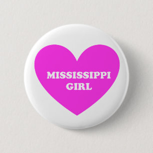Chapa Redonda De 5 Cm chica de mississippi