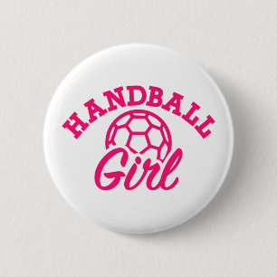 Chapa Redonda De 5 Cm Chica del balonmano
