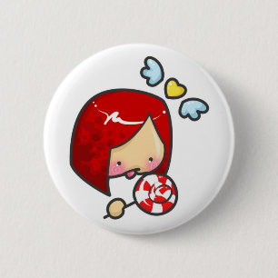Chapa Redonda De 5 Cm Chica del Lollipop