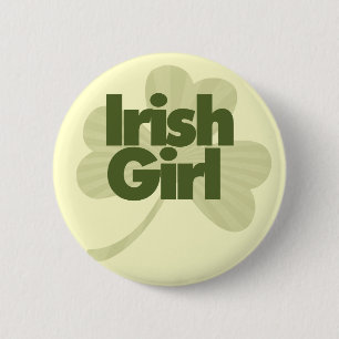 Chapa Redonda De 5 Cm Chica irlandés