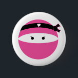 Chapa Redonda De 5 Cm Chica Ninja<br><div class="desc">Silencio y simple... igual que Ninja.</div>