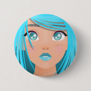 CHAPA REDONDA DE 5 CM CHICA PERSONALIZADO ANIME