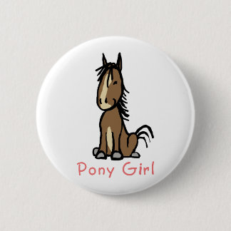 Chapa Redonda De 5 Cm Chica Pony