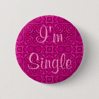 Chapa Redonda De 5 Cm Chica simple rosa