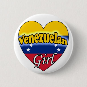 Chapa Redonda De 5 Cm Chica Venezolana