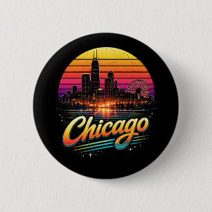 Chapa Redonda De 5 Cm Chicago