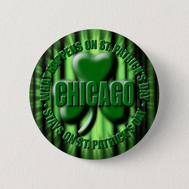Chapa Redonda De 5 Cm Chicago (Anverso)