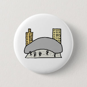 Chapa Redonda De 5 Cm Chicago Bean