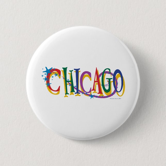 Chapa Redonda De 5 Cm Chicago Stars (Anverso)