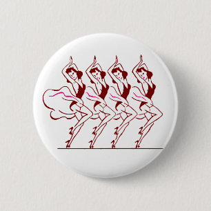 Chapa Redonda De 5 Cm Chicas bailarines Thunder_Cove