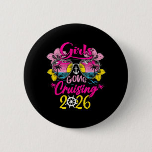 Chapa Redonda De 5 Cm Chicas Crucero 2026 Vacaciones de Crucero para Muj