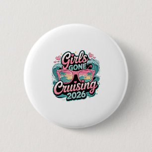 Chapa Redonda De 5 Cm Chicas de Crucero 2026 Crucero Sungles Vacaciones
