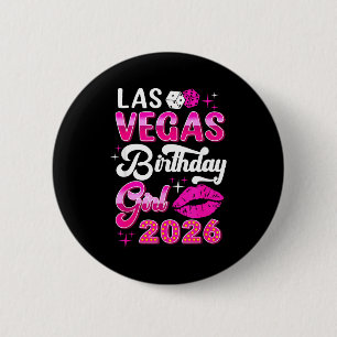 Chapa Redonda De 5 Cm Chicas de viaje a Las Vegas 2026 Viaje en crucero