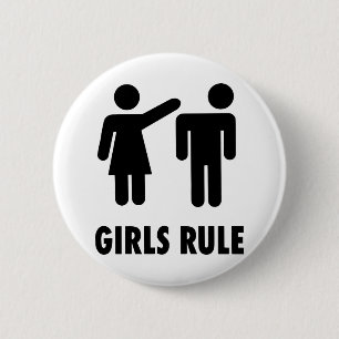 Chapa Redonda De 5 Cm Chicas Mujeres Regalo de poder