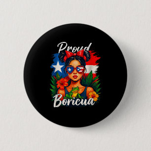 Chapa Redonda De 5 Cm Chicas Puertorriqueñas Boricua Patrimonio de Puert