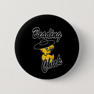 Chapa Redonda De 5 Cm Chick de Beading #4