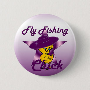 Chapa Redonda De 5 Cm Chick de pesca de mosca n° 9